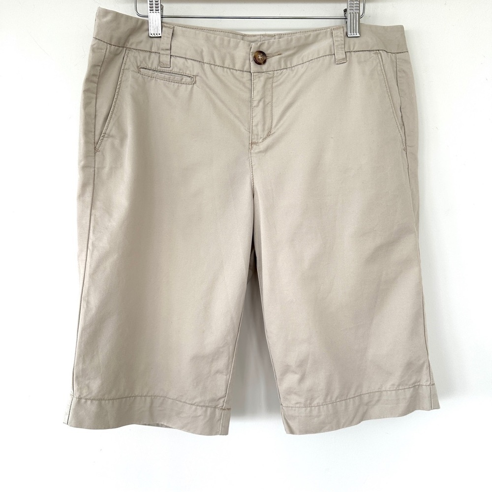 Tommy Hilfiger Women's Beige Bermuda Shorts